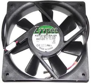 for 120mm KD1212PTB4-6A (7).B2132.GN 12V 1.7W 2 wires 12cm axial cooling fan for 120mm KD1212PTB4-6A (7).B2132.GN 12V 1.7W 2 wires 12cm axial cooling fan