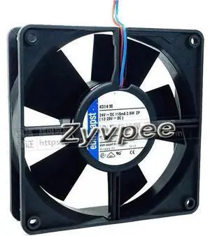 for ebmpapst 4314M 120*32MM DC 24V 2.6W 0.11A 12CM case fan inverter axial cooler for ebmpapst 4314M 120*32MM DC 24V 2.6W 0.11A 12CM case fan inverter axial cooler