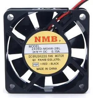 for NMB-MAT 6cm 2406D-M04W-2BL Brushless DC fan with 24V 0.15A 2 Wires for NMB-MAT 6cm 2406D-M04W-2BL Brushless DC fan with 24V 0.15A 2 Wires