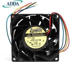 for ADDA 8038 AS08024HB389B00 24V 1.5A 4 wires PWM 8CM case fan for inverter converter for ADDA 8038 AS08024HB389B00 24V 1.5A 4 wires PWM 8CM case fan for inverter converter