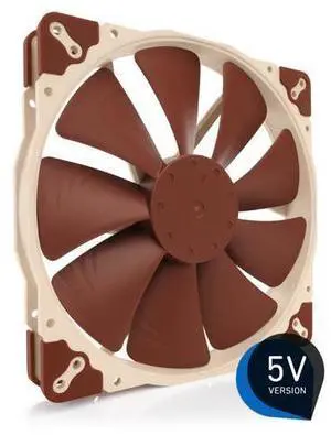 Noctua NF-A20 5V, Premium Quiet Fan with USB Power Adaptor Cable, 3-Pin, 5V Version (200x30mm, Brown) Noctua NF-A20 5V, Premium Quiet Fan with USB Power Adaptor Cable, 3-Pin, 5V Version (200x30mm, Brown)