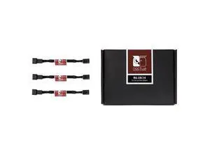 Noctua NA-SRC10, 3 Pin Low-Noise Adaptor Cables for PC fans (Black) Noctua NA-SRC10, 3 Pin Low-Noise Adaptor Cables for PC fans (Black)