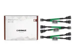 Noctua NA-SYC1 chromax.green, 4-Pin Y-Cables (Green) Noctua NA-SYC1 chromax.green, 4-Pin Y-Cables (Green)