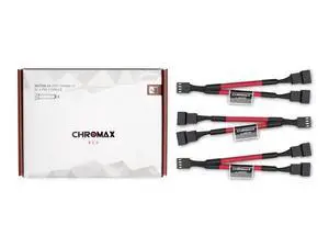 Noctua NA-SYC1 chromax.red, 4-Pin Y-Cables (Red) Noctua NA-SYC1 chromax.red, 4-Pin Y-Cables (Red)