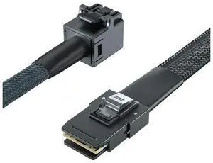 SFF-8643 to SFF-8087 Mini SAS HD Cable, SAS 3.0 to 2.0, Compatible with RAID Controllers, Servers, Backplanes and Hosts, 100-Ohm, 0.5-m(1.6ft) SFF-8643 to SFF-8087 Mini SAS HD Cable, SAS 3.0 to 2.0, Compatible with RAID Controllers, Servers, Backplanes and Hosts, 100-Ohm, 0.5-m(1.6ft)