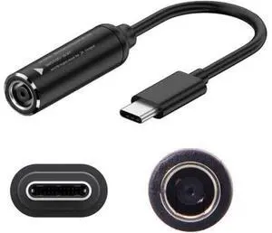 7.4mm Laptop Charging Adapter Female DC 7.4 x 5.0mm to Male Type C for D-ELL 65W USB-C Laptop Charger XPS and Latitude 5000 Laptop Charger, Silver 7.4mm Laptop Charging Adapter Female DC 7.4 x 5.0mm to Male Type C for D-ELL 65W USB-C Laptop Charger XPS and Latitude 5000 Laptop Charger, Silver