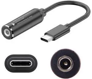 4.0mm Laptop Charging Adapter Female DC 4.0 x 1.7mm to Male Type C for D-ELL 65W USB-C Laptop Charger XPS and Latitude 5520 Laptops Charger 4.0mm Laptop Charging Adapter Female DC 4.0 x 1.7mm to Male Type C for D-ELL 65W USB-C Laptop Charger XPS and Latitude 5520 Laptops Charger