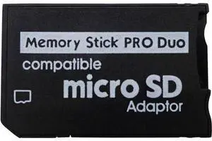 Micro SD to PSP Memory Stick PRO Duo MagicGate Adapter Card,Compatible with Sony PlayStation Portable/Camera/Handycam Micro SD to PSP Memory Stick PRO Duo MagicGate Adapter Card,Compatible with Sony PlayStation Portable/Camera/Handycam