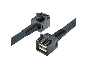 SFF-8643 to SFF-8643 12G Internal Mini SAS HD Cable, with Sideband, for NVMe Backplane/RAID Card, Hot-Swap & SATA Compatibility, 100-Ohm, 0.75~0.8m(2.46~2.62ft) SFF-8643 to SFF-8643 12G Internal Mini SAS HD Cable, with Sideband, for NVMe Backplane/RAID Card, Hot-Swap & SATA Compatibility, 100-Ohm, 0.75~0.8m(2.46~2.62ft)