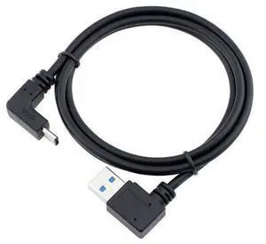 USB C to USB 3.0 90 Degree Left Angled Data Extension Cable for Tablet Mobile Phone Hard Disk Drive USB C to USB 3.0 90 Degree Left Angled Data Extension Cable for Tablet Mobile Phone Hard Disk Drive