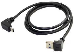 USB C to USB 3.0 90 Degree Down Angled Data Extension Cable for Tablet Mobile Phone Hard Disk Drive USB C to USB 3.0 90 Degree Down Angled Data Extension Cable for Tablet Mobile Phone Hard Disk Drive