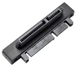 90 Degree Down Angled SATA 22Pin 7+15 Male to SATA 22P Female Extension Convertor Adapter 90 Degree Down Angled SATA 22Pin 7+15 Male to SATA 22P Female Extension Convertor Adapter