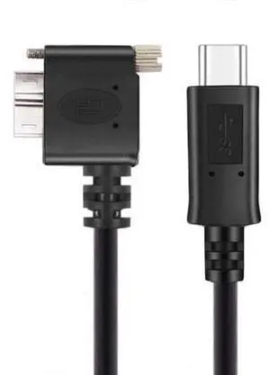 USB C to Micro USB 3.0 Data Cable 90 Degree Right Angled with Screw Mount 5Gbps USB C to Micro USB 3.0 Data Cable 90 Degree Right Angled with Screw Mount 5Gbps