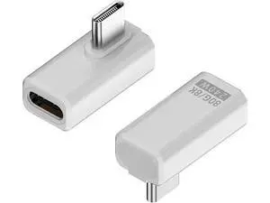 USB C Adapter 240W, Right Angle 90 Degree USB C Male to Female Extender USB C Adapter 240W, Right Angle 90 Degree USB C Male to Female Extender