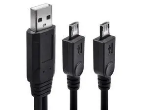 Power up Two Micro USB Devices simultaneously from a Single USB Port with The Dual Micro USB Splitter Charge Cable Power up Two Micro USB Devices simultaneously from a Single USB Port with The Dual Micro USB Splitter Charge Cable
