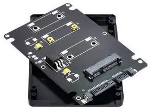 mSATA SSD Mini PCI-E to 2.5" SATA Hard Disk Enclosure Case Converter Adapter for MSATA SSD mSATA SSD Mini PCI-E to 2.5" SATA Hard Disk Enclosure Case Converter Adapter for MSATA SSD