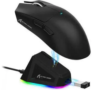 AUTYUE X11 Lightweight Wireless Gaming Mouse with RGB Charging Dock, Tri-Mode-2.4G/USB-C Wired/BT, 22K DPI, PAW3311 Optical Sensor, HUYU Switch, 5 programmable Buttons Gaming Mice for PC/Mac (Black) AUTYUE X11 Lightweight Wireless Gaming Mouse with RGB Charging Dock, Tri-Mode-2.4G/USB-C Wired/BT, 22K DPI, PAW3311 Optical Sensor, HUYU Switch, 5 programmable Buttons Gaming Mice for PC/Mac (Black)