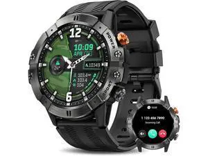 Hitoor Sport Smart Watches for Men, Bluetooth Call Military Smart Watch, Waterproof Fitness Tracker with Heart Rate/Blood Oxygen/Sleep Monitor/124 Sports Modes, Tactical Watch for IOS Android Phones Hitoor Sport Smart Watches for Men, Bluetooth Call Military Smart Watch, Waterproof Fitness Tracker with Heart Rate/Blood Oxygen/Sleep Monitor/124 Sports Modes, Tactical Watch for IOS Android Phones