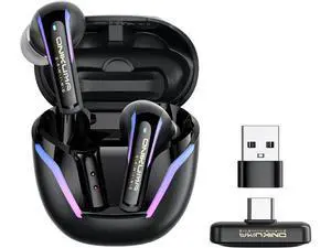 Hitoor 2.4G Wireless Gaming Earbuds with ENC Mic, 20ms Low-Latency for PS5/4, for Me-ta Quest 3/3S/2, 2.4GHz Bluetooth Dual-Mode Bluetooth Headphones for Phone, Pad, Laptop, Steam Deck, Switch, PC, VR Hitoor 2.4G Wireless Gaming Earbuds with ENC Mic, 20ms Low-Latency for PS5/4, for Me-ta Quest 3/3S/2, 2.4GHz Bluetooth Dual-Mode Bluetooth Headphones for Phone, Pad, Laptop, Steam Deck, Switch, PC, VR