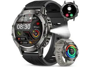 Hitoor Smart Watch for Men Fitness Tracker, Bluetooth Waterproof Make Answer Call Digital Mens Watches Running Smartwatch for IOS Android Phones Compatible Step Pedometer Sleep Heart Rate Monitors Hitoor Smart Watch for Men Fitness Tracker, Bluetooth Waterproof Make Answer Call Digital Mens Watches Running Smartwatch for IOS Android Phones Compatible Step Pedometer Sleep Heart Rate Monitors