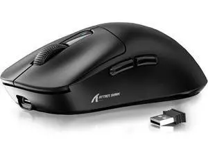 Hitoor Wireless Gaming Mouse, 49g Ergonomic Computer Mouse, Triple Modes PAW3395 26K DPI Optical Sensor, 200h Battery Life, Programmable Buttons, Gaming Accessories for PC/Laptop/Mac (Black) Hitoor Wireless Gaming Mouse, 49g Ergonomic Computer Mouse, Triple Modes PAW3395 26K DPI Optical Sensor, 200h Battery Life, Programmable Buttons, Gaming Accessories for PC/Laptop/Mac (Black)
