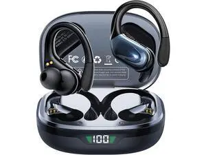 Ture Wireless Earbuds, in Ear Bluetooth Headphones with Built-in Mic, 75Hrs Playtime Sport Earphones with Digital Display & CVC 8.0, IPX7 Waterproof Over-Ear Headphones for Workout Running Outdoor Ture Wireless Earbuds, in Ear Bluetooth Headphones with Built-in Mic, 75Hrs Playtime Sport Earphones with Digital Display & CVC 8.0, IPX7 Waterproof Over-Ear Headphones for Workout Running Outdoor