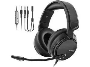 Hitoor Wired Gaming Headset & for Xbox one Headset & PS4 Gaming Headset, 3.5mm Surround Stereo Gaming Headphones with Mic Soft Memory Earmuffs for PC,Laptop, PS3 Hitoor Wired Gaming Headset & for Xbox one Headset & PS4 Gaming Headset, 3.5mm Surround Stereo Gaming Headphones with Mic Soft Memory Earmuffs for PC,Laptop, PS3