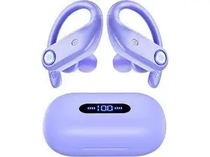 True Wireless Earbuds, Bluetooth Headphones 130H Playback 4 Mics Clear Call Waterproof Sport Wireless Headset, 2200mAh Charging Case in-Ear Ear Buds Earphones with Earhooks for Sports Running Workout True Wireless Earbuds, Bluetooth Headphones 130H Playback 4 Mics Clear Call Waterproof Sport Wireless Headset, 2200mAh Charging Case in-Ear Ear Buds Earphones with Earhooks for Sports Running Workout