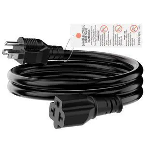 NEMA 5-15P to 5-15R/ 5-20R/ 6-15R/ 6-20R AC Adapter Cord, 3FT | NEMA 5-15P Extension Cord, 12AWG 15 Amp to 20 Amp T Blade Adapter Cable, 15A 125V to 20A 250V Extension Cord, Black NEMA 5-15P to 5-15R/ 5-20R/ 6-15R/ 6-20R AC Adapter Cord, 3FT | NEMA 5-15P Extension Cord, 12AWG 15 Amp to 20 Amp T Blade Adapter Cable, 15A 125V to 20A 250V Extension Cord, Black