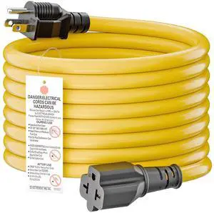 NEMA 5-15P to 5-15R/ 5-20R/ 6-15R/ 6-20R AC Adapter, 10FT | 12AWG 15 Amp Household AC Plug to 20 Amp T Blade Adapter Cable, 15A 125V to 20A 250V Extension Cable, 10 FT NEMA 5-15P to 5-15R/ 5-20R/ 6-15R/ 6-20R AC Adapter, 10FT | 12AWG 15 Amp Household AC Plug to 20 Amp T Blade Adapter Cable, 15A 125V to 20A 250V Extension Cable, 10 FT