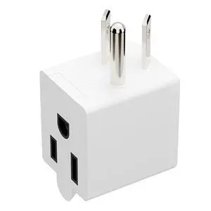 90 Degree 3 Prong NEMA 5-15P Adapter, Plugrand ETL Listed 15Amp Adapter | Right Angle USA 3 Prong Male to Female Adapter, USA Power adapter, 5-15P to 5-15R Direction Changer Space Save Plug, White 90 Degree 3 Prong NEMA 5-15P Adapter, Plugrand ETL Listed 15Amp Adapter | Right Angle USA 3 Prong Male to Female Adapter, USA Power adapter, 5-15P to 5-15R Direction Changer Space Save Plug, White