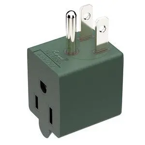 90 Degree NEMA 5-15P Adapter, Plugrand USA 3 Prong Male-Female Adapter | Downward NEMA 5-15P to 5-15R Adapter, Angled USA 5-15P Power Adapter, Space Save Converter Green PA-0170DG 90 Degree NEMA 5-15P Adapter, Plugrand USA 3 Prong Male-Female Adapter | Downward NEMA 5-15P to 5-15R Adapter, Angled USA 5-15P Power Adapter, Space Save Converter Green PA-0170DG