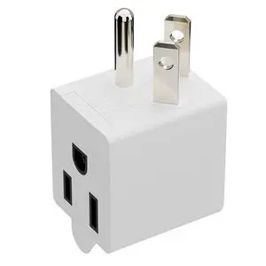 90 Degree Adapter, Plugrand Left Angled USA 3 Prong Male to Female Adapter | ETL Listed NEMA 5-15P to 5-15R Direction Changer Space Save Plug, 90 Degree Angled USA Male Female Power adapter, White 90 Degree Adapter, Plugrand Left Angled USA 3 Prong Male to Female Adapter | ETL Listed NEMA 5-15P to 5-15R Direction Changer Space Save Plug, 90 Degree Angled USA Male Female Power adapter, White