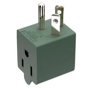 ETL Listed 90 Degree Adapter, Plugrand Leftward 5-15P to 5-15R Power Plug | Angled USA Male to Female Adapter, Left Direction NEMA 5-15P Changer Space Save Converter, Green PA-0170L45G ETL Listed 90 Degree Adapter, Plugrand Leftward 5-15P to 5-15R Power Plug | Angled USA Male to Female Adapter, Left Direction NEMA 5-15P Changer Space Save Converter, Green PA-0170L45G