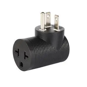 Angled NEMA 5-20P Male to 5-15R, 5-20R, 6-15R, 6-20R Power Adapter | Not NEMA 5-15P Plug,4 in 1 Double T-Blade Receptacle, Downward Angled Power Adapter Angled NEMA 5-20P Male to 5-15R, 5-20R, 6-15R, 6-20R Power Adapter | Not NEMA 5-15P Plug,4 in 1 Double T-Blade Receptacle, Downward Angled Power Adapter