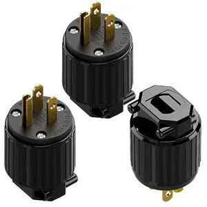 3 Pack 3-Prong Replacement Plug, Plugrang ETL Listed NEMA 5-15P Male Plug | 15AMP 125V, Straight Blade Industrial Grade AC Plugs, Compatible with 16/14/12AWG Cord (SJT SVT STO SJTW) Black 3 Pack 3-Prong Replacement Plug, Plugrang ETL Listed NEMA 5-15P Male Plug | 15AMP 125V, Straight Blade Industrial Grade AC Plugs, Compatible with 16/14/12AWG Cord (SJT SVT STO SJTW) Black
