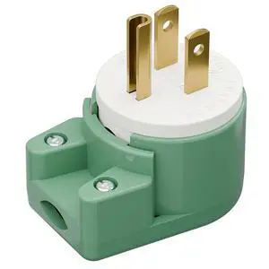 Nema 5-15P 90 Degree Plug, Plugrand ETL Listed 15A 125V Angled Plug | ETL Verified Right Angle 3 Prong DIY AC Plugs, USA 3-Prong Household Right Angle AC Plugs, Green Nema 5-15P 90 Degree Plug, Plugrand ETL Listed 15A 125V Angled Plug | ETL Verified Right Angle 3 Prong DIY AC Plugs, USA 3-Prong Household Right Angle AC Plugs, Green