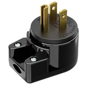Nema 5-15P 90 Degree Plug, Plugrand ETL Listed 15A 125V Industrial Plug | ETL Verified Right Angle Adjustable Nema 5-15P DIY AC Plug, USA 3-Prong Household Right Angle AC Plug, Black Nema 5-15P 90 Degree Plug, Plugrand ETL Listed 15A 125V Industrial Plug | ETL Verified Right Angle Adjustable Nema 5-15P DIY AC Plug, USA 3-Prong Household Right Angle AC Plug, Black