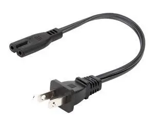Short 1 Feet C7 Power Cord, Plugrand 1 Foot Figure 8 Power Cable, 1 Feet 2-Prong to IEC C7 Short Power Cord for Desktop Charger, Wall Mounted Speakers, Battery Chargers Short 1 Feet C7 Power Cord, Plugrand 1 Foot Figure 8 Power Cable, 1 Feet 2-Prong to IEC C7 Short Power Cord for Desktop Charger, Wall Mounted Speakers, Battery Chargers
