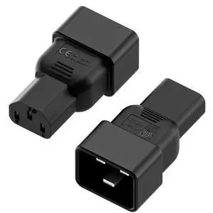 (2PACK) C20 to C13 Power Adapter, C13 to C20 Plug Adapter, WA-0088 15A 125V AC Adapter ETL Verified Adapters for UPS/PDU Etc. (2PACK) C20 to C13 Power Adapter, C13 to C20 Plug Adapter, WA-0088 15A 125V AC Adapter ETL Verified Adapters for UPS/PDU Etc.