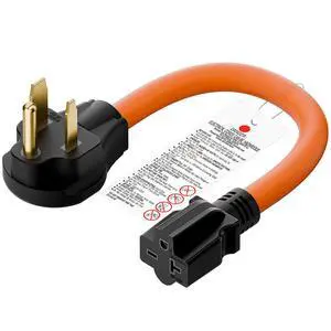 1.5FT Nema 6-50P to 6-15R/6-20R Welder Power Adapter Cord | 6-50P 50-Amp to 6-20R 20A T-Blade Adapter, 6-50 to 6-20R Adaptor Cord 1.5FT Nema 6-50P to 6-15R/6-20R Welder Power Adapter Cord | 6-50P 50-Amp to 6-20R 20A T-Blade Adapter, 6-50 to 6-20R Adaptor Cord