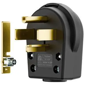 (2-in-1) Two in One Nema 14-30P/14-50P Plug 30/50 Amp 125/250 Volt Plug, 50Amp 4-Prong Dryer or Ranger Plugs for Dyer and Ranges, Cable OD Max. 1.0 Inch (2-in-1) Two in One Nema 14-30P/14-50P Plug 30/50 Amp 125/250 Volt Plug, 50Amp 4-Prong Dryer or Ranger Plugs for Dyer and Ranges, Cable OD Max. 1.0 Inch