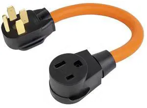 1.5-Feet Nema 14-50P to 6-50R Adapter Cable 250V Heavy Duty STW 8AWG 6-50 Welder Adapter, 50Amp 4-Prong Blade to 3-Prong 6-50 Female Adapter, 50A Dryer 14-50P to Welder 6-50R 50A 1.5-Feet Nema 14-50P to 6-50R Adapter Cable 250V Heavy Duty STW 8AWG 6-50 Welder Adapter, 50Amp 4-Prong Blade to 3-Prong 6-50 Female Adapter, 50A Dryer 14-50P to Welder 6-50R 50A
