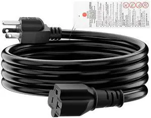 6-Feet 15Amp to 20 Amp T Blade Adapter Cable, Plugrand 14AWG 15 Amp Household AC Plug to 20 Amp Plug Adapter Cord Nema 5-15P to 5-15R/5-20R 20Amp Comb AC Power Cord, Black 6-Feet 15Amp to 20 Amp T Blade Adapter Cable, Plugrand 14AWG 15 Amp Household AC Plug to 20 Amp Plug Adapter Cord Nema 5-15P to 5-15R/5-20R 20Amp Comb AC Power Cord, Black