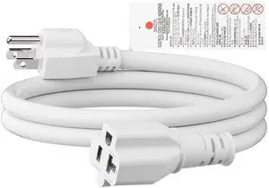 3-Feet 15 Amp Plug to 20 Amp T Blade Female Adapter Cable14AWG 1-Foot 15 Amp to 20 Amp Plug Adapter Cord Nema 5-15P to 5-15R/5-20R 20Amp Comb AC Power Cord, White 3-Feet 15 Amp Plug to 20 Amp T Blade Female Adapter Cable14AWG 1-Foot 15 Amp to 20 Amp Plug Adapter Cord Nema 5-15P to 5-15R/5-20R 20Amp Comb AC Power Cord, White