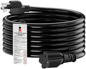 15-Feet 15 Amp Household AC Plug to 20 Amp T Blade Adapter Cable, Plugrand 14AWG 15 Amp to 20 Amp Plug Adapter Cord Nema 5-15P to 5-15R/5-20R 20Amp Comb AC Power Cord, Black 15-Feet 15 Amp Household AC Plug to 20 Amp T Blade Adapter Cable, Plugrand 14AWG 15 Amp to 20 Amp Plug Adapter Cord Nema 5-15P to 5-15R/5-20R 20Amp Comb AC Power Cord, Black