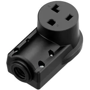 NEMA 5-30R Socket, 5-30 Female Connector, (ETL Certified) 30Amp 125Volt Heavy Duty Receptacle, Black Color. NEMA 5-30R Socket, 5-30 Female Connector, (ETL Certified) 30Amp 125Volt Heavy Duty Receptacle, Black Color.