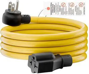 Indoor/Outdoor Extension Cord, Plugrand Angled 4 in 1 3 Prong Power Cord | 6FT NEMA 5-15P to 5-15R, 5-20R, 6-15R, 6-20R Adapter Cable, Heavy Duty, SJTW 12-AWG, 15A Household Plug to 20A T Blade Cable Indoor/Outdoor Extension Cord, Plugrand Angled 4 in 1 3 Prong Power Cord | 6FT NEMA 5-15P to 5-15R, 5-20R, 6-15R, 6-20R Adapter Cable, Heavy Duty, SJTW 12-AWG, 15A Household Plug to 20A T Blade Cable