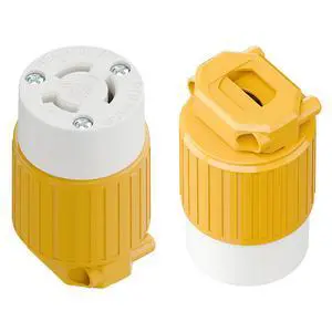 (2PACK) NEMA L6-15R Locking Plug, (ETL Listed) Cord End Connector, Twist Lock L6-15 15Amp 250Volt Female AC Connector, Industrial Grade 15A 250V Replacement Socket PDL615R Yellow (2PACK) NEMA L6-15R Locking Plug, (ETL Listed) Cord End Connector, Twist Lock L6-15 15Amp 250Volt Female AC Connector, Industrial Grade 15A 250V Replacement Socket PDL615R Yellow