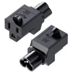 2 Pack IEC C6 to NEMA 5-15R Power Adapter 2 Pack IEC C6 to NEMA 5-15R Power Adapter
